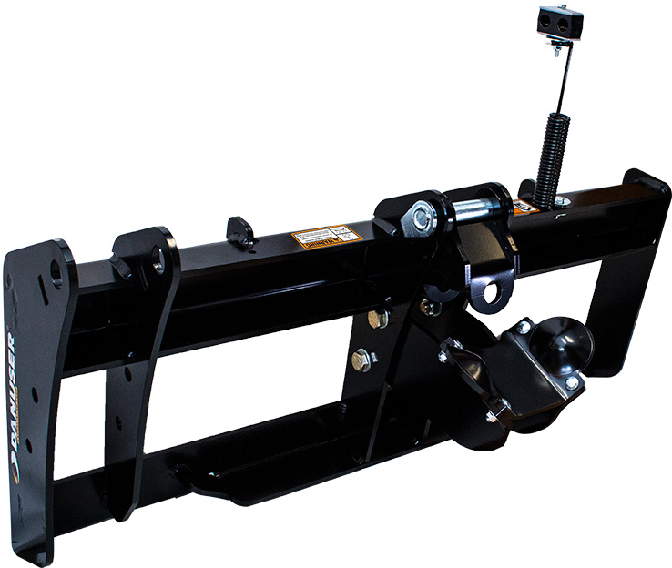 skid steer quick attach center mount