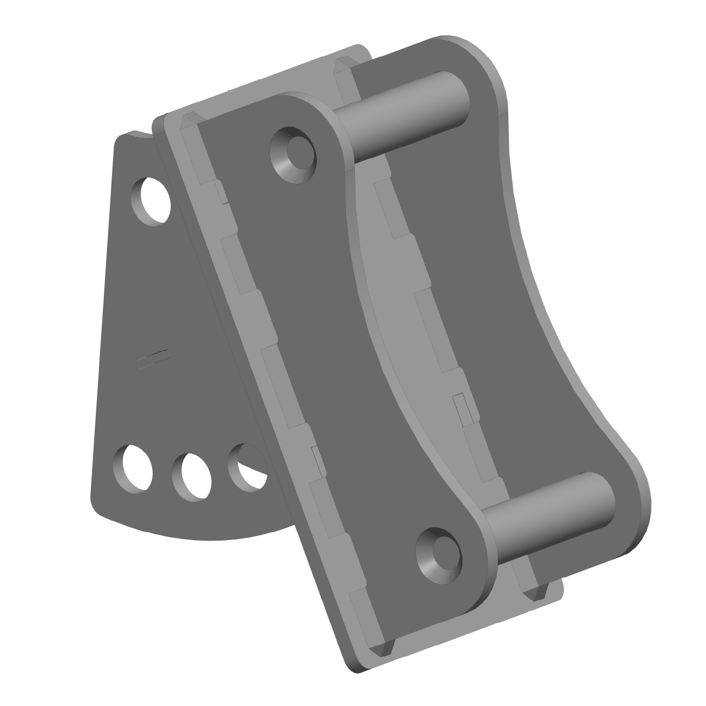 Mount that allows a Hornet Post Driver to be used on Yanmar ViO80, SV100 machines.