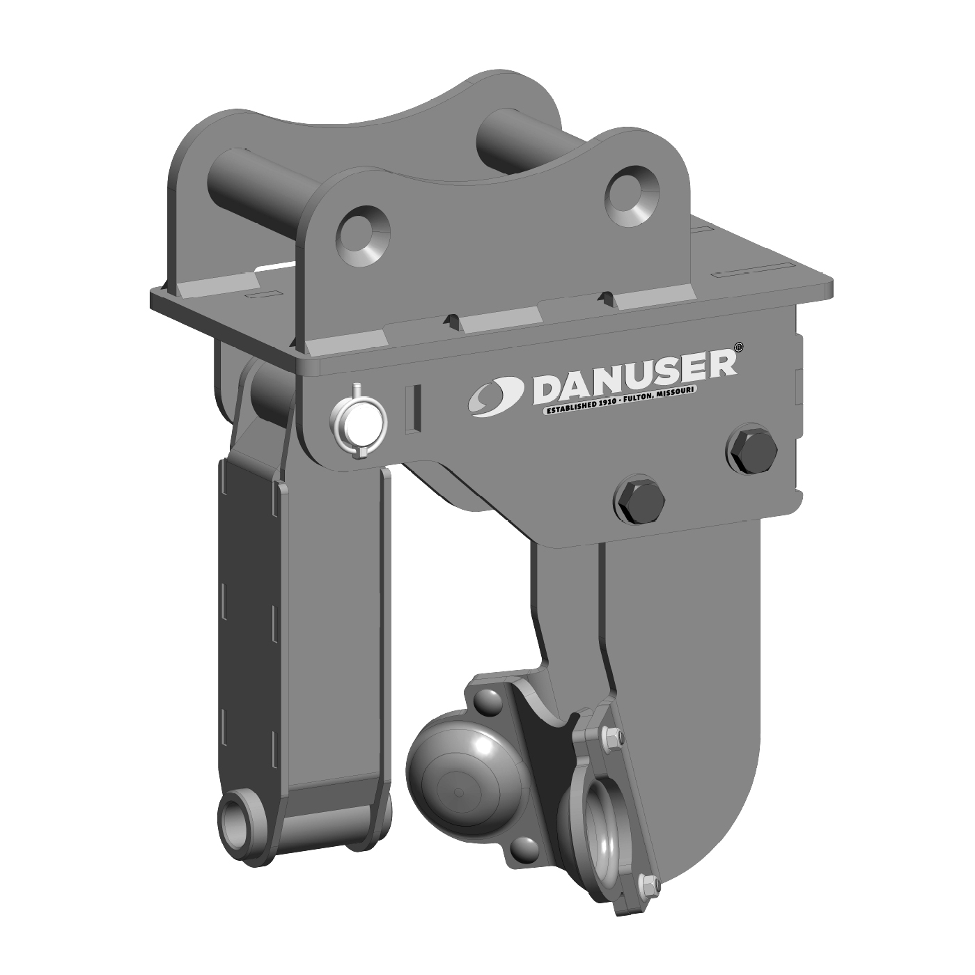 Mount that allows an EP Auger Drive to be used on ​​​​​​​Volvo ECR58 machines.