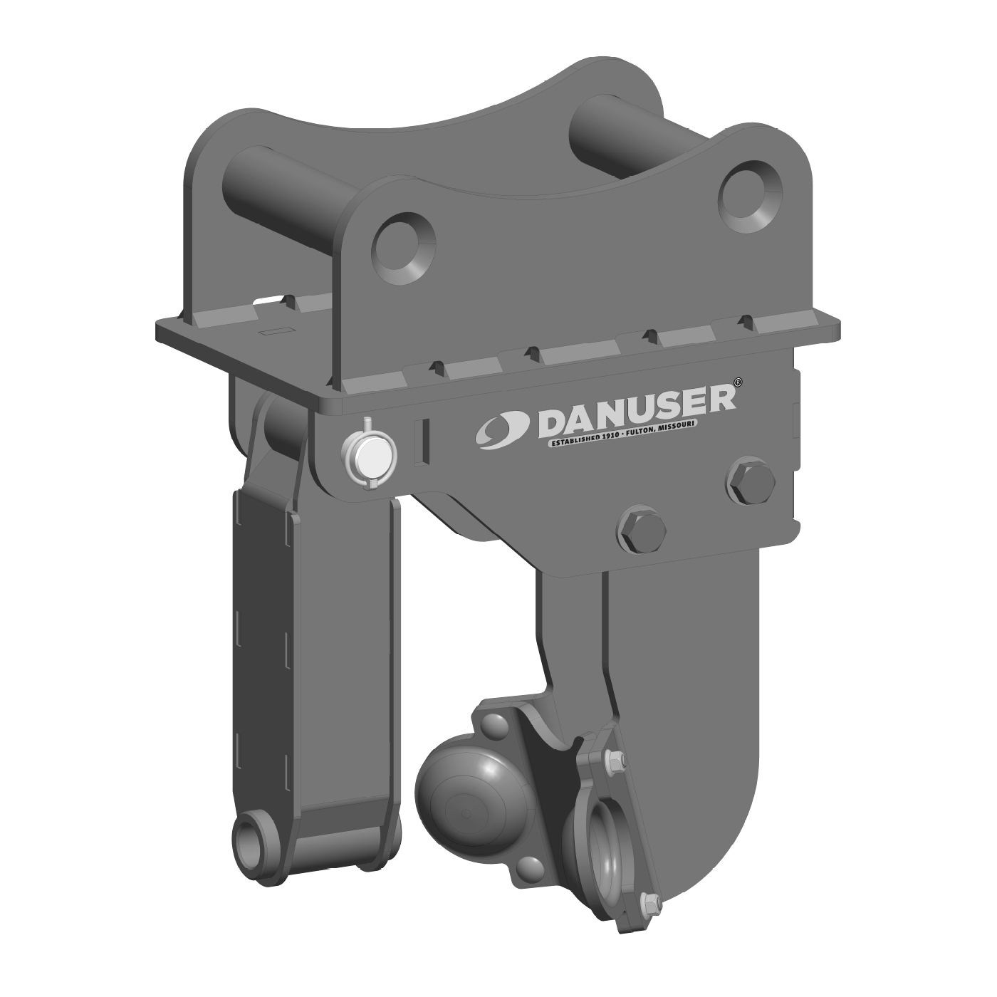 Mount that allows an EP Auger Drive to be used on Bobcat E85 machines.
