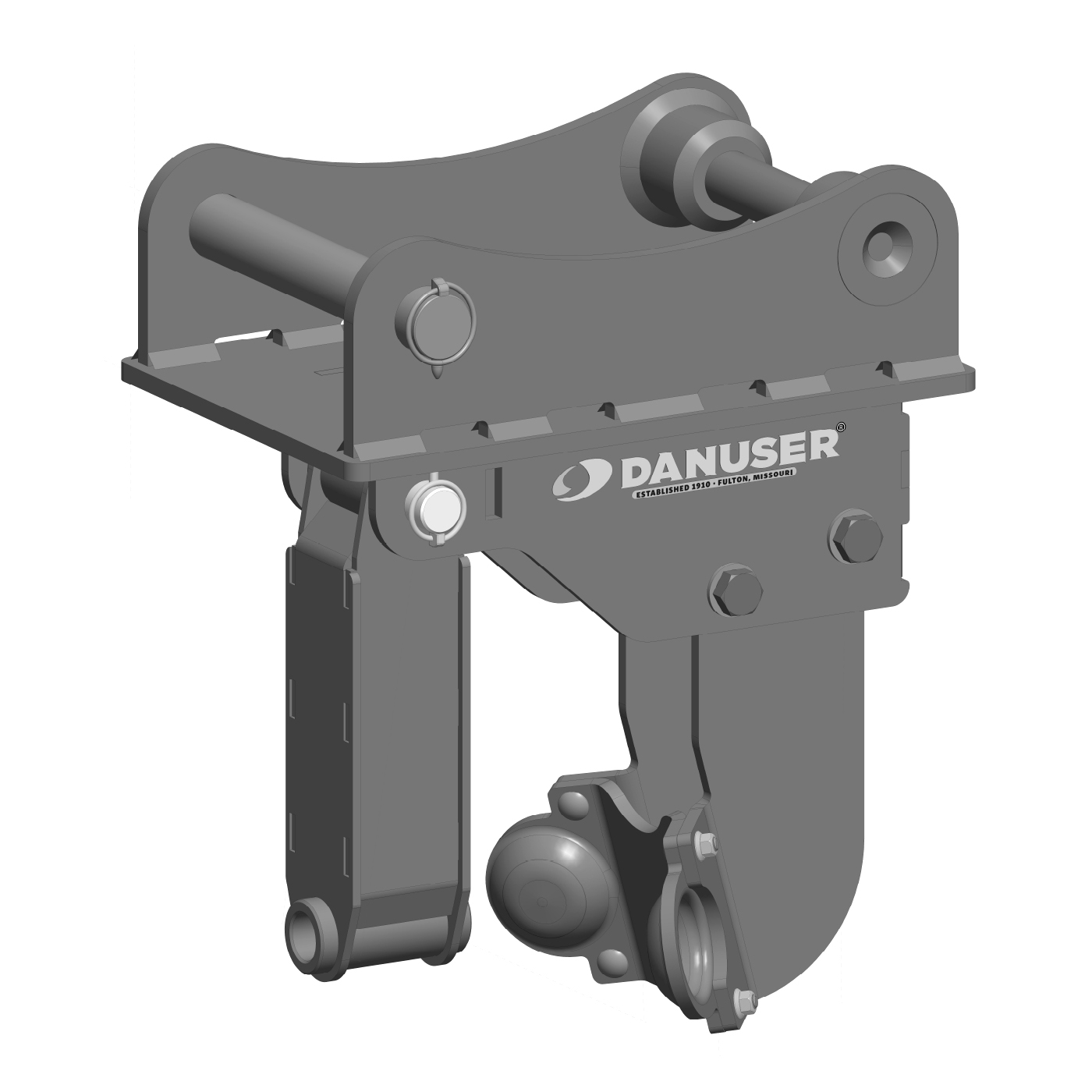 Mount that allows an EP Auger Drive to be used on ​​​​​​​Case 580 Super L (Series 1&2) machines.