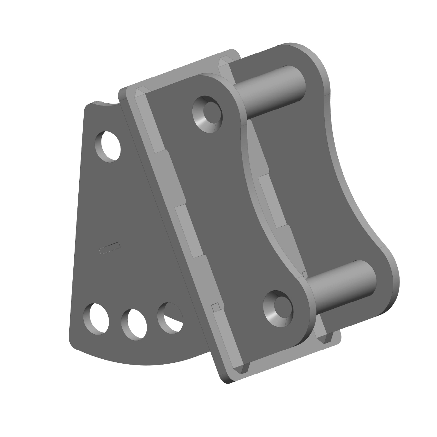 Mount that allows a Hornet Post Driver to be used on ​​​​​​​JCB 45Z, 48Z, 55Z, 57C machines.