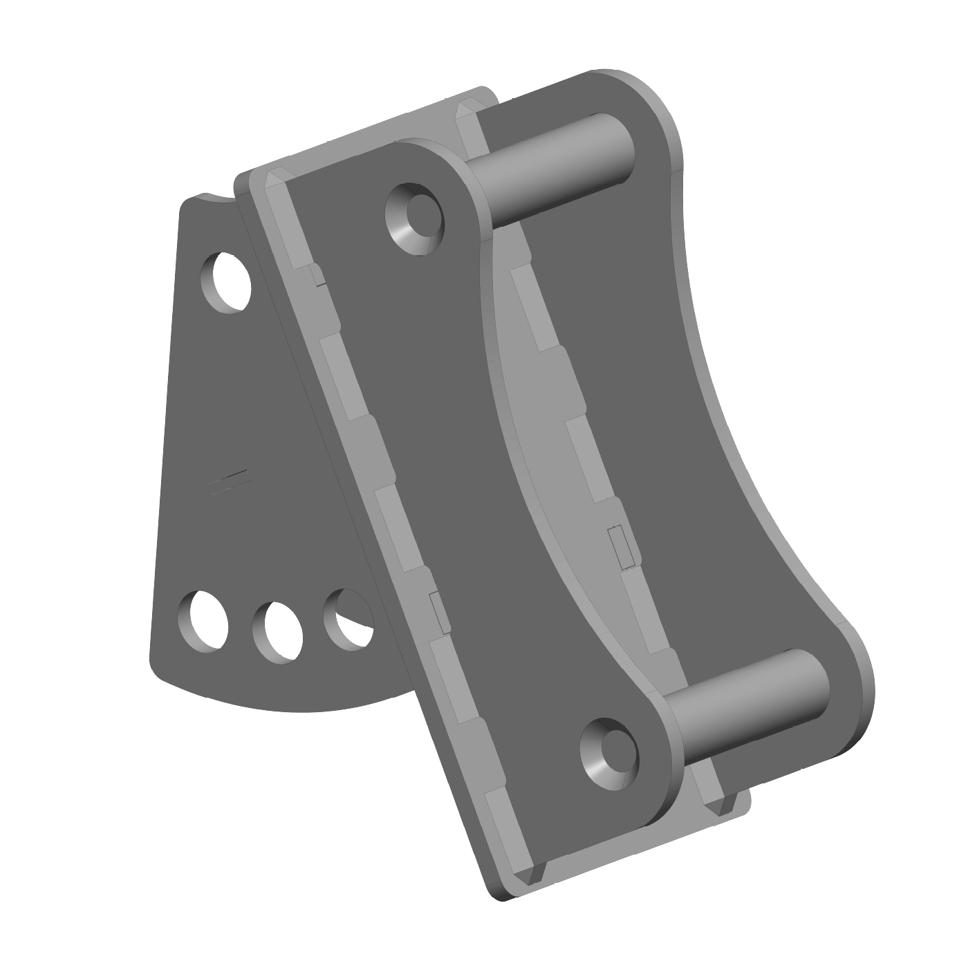 Mount that allows a Hornet Post Driver to be used on JCB 8065, 8085, 67C, 85Z, 86C, 90Z, 100C, 3CX, 4CX machines.