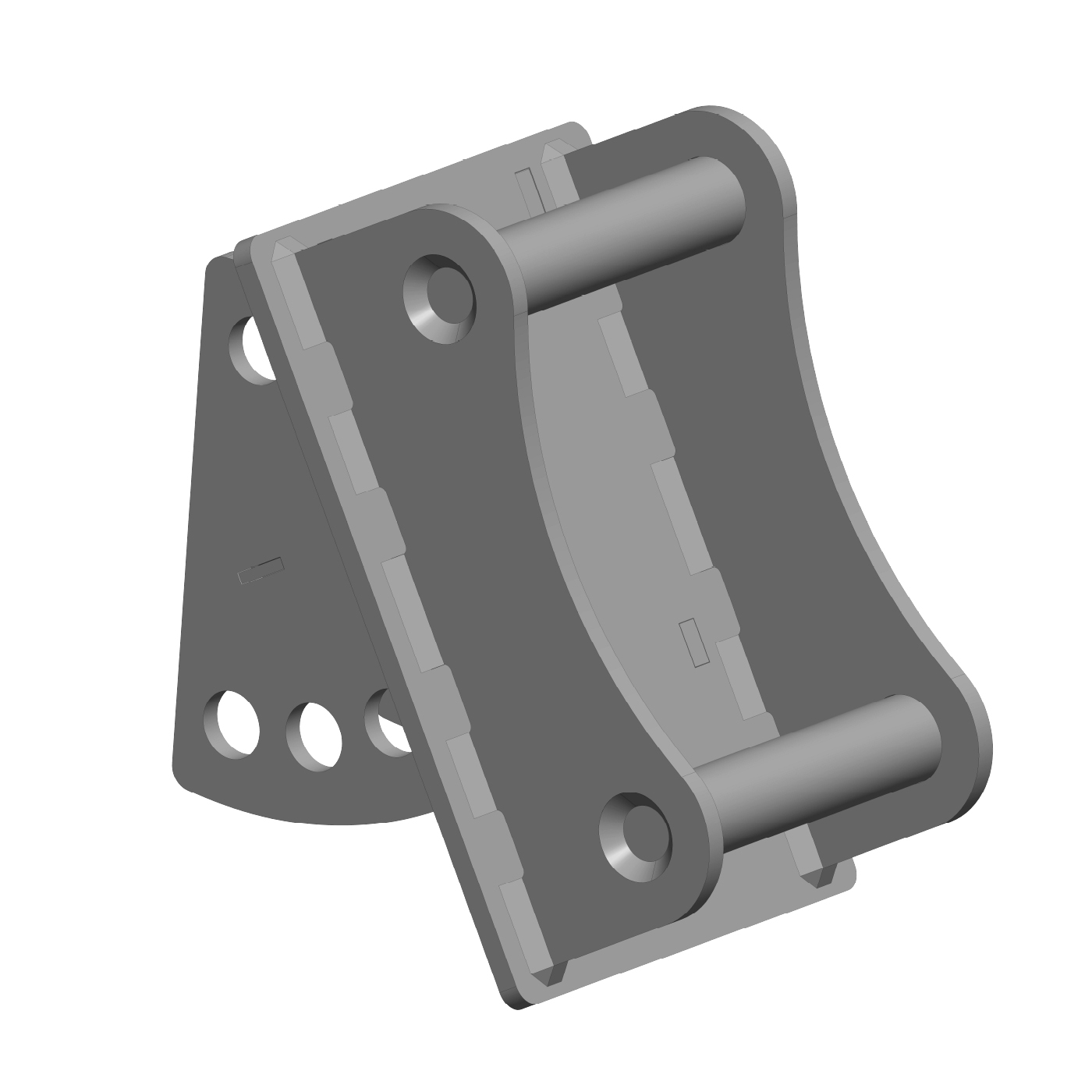 Mount that allows a Hornet Post Driver to be used on Luigong 909 machines.