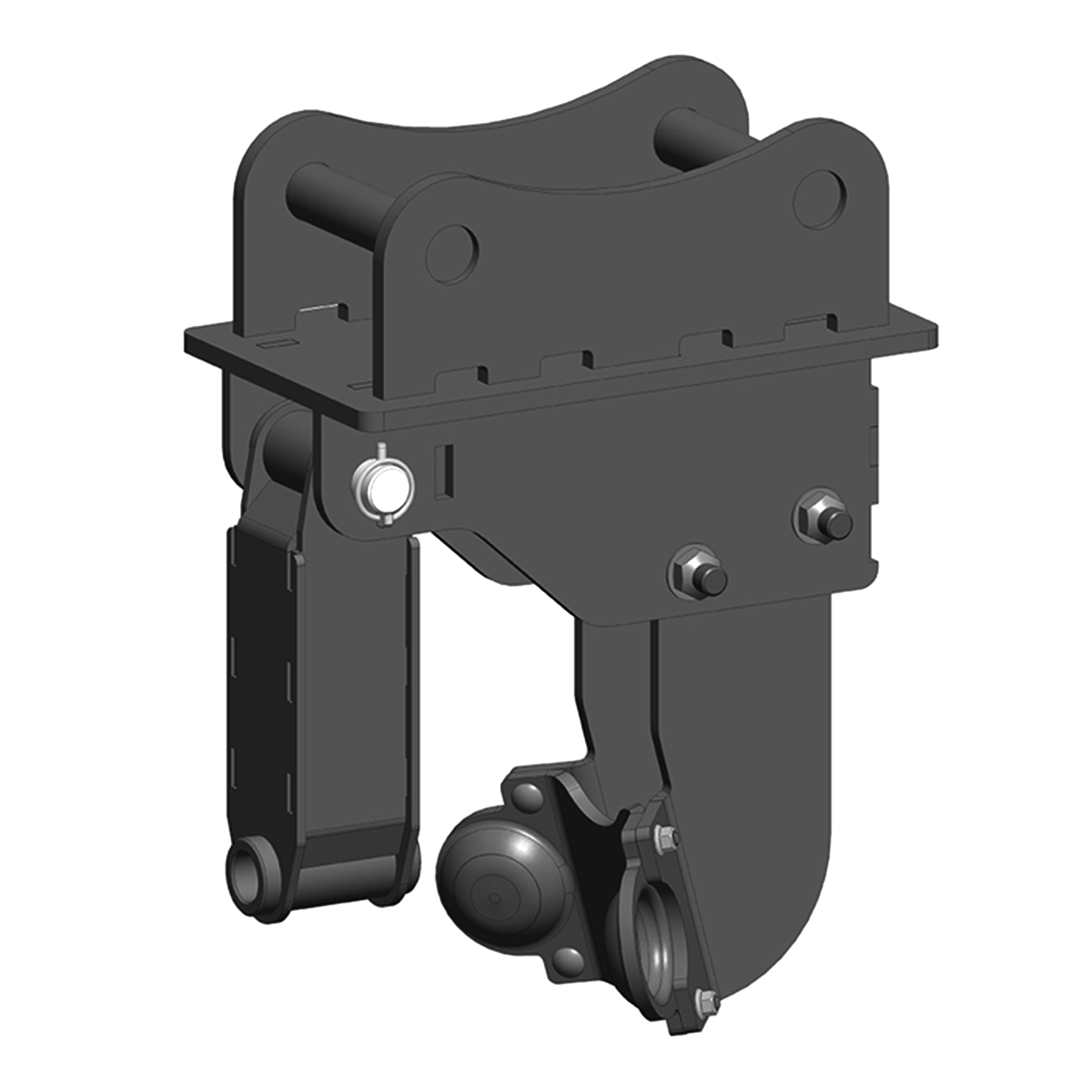 Mount that allows an EP Auger Drive to be used on Yanmar ViO40, ViO45, ViO50, ViO55 machines.