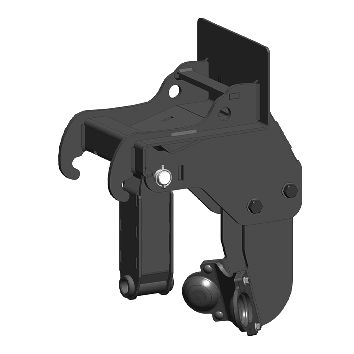 Mount that allows an EP Auger Drive to be used on ​​​​​​​Bobcat X-Change machines.