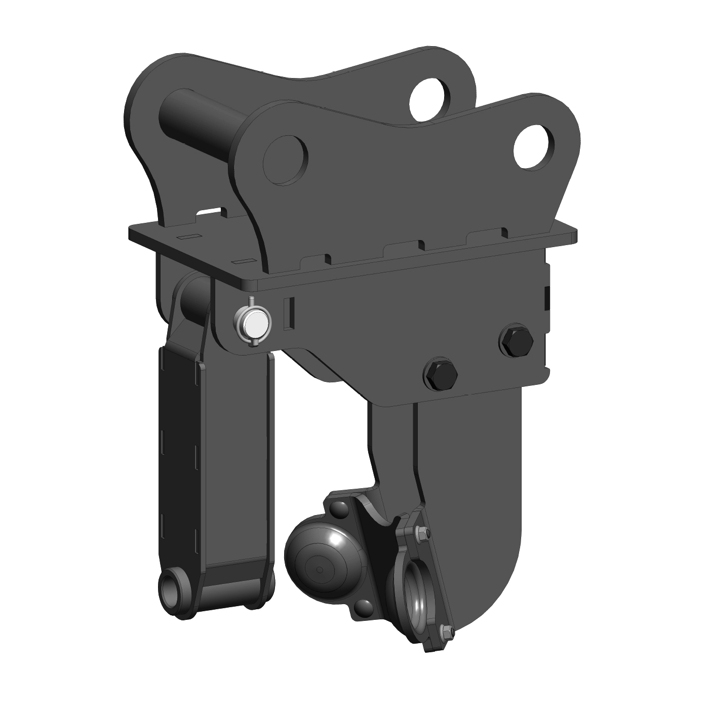 Mount that allows an EP Auger Drive to be used on John Deere 310SJ, 310SK, 310SL, 410J, 410K, 410L machines.