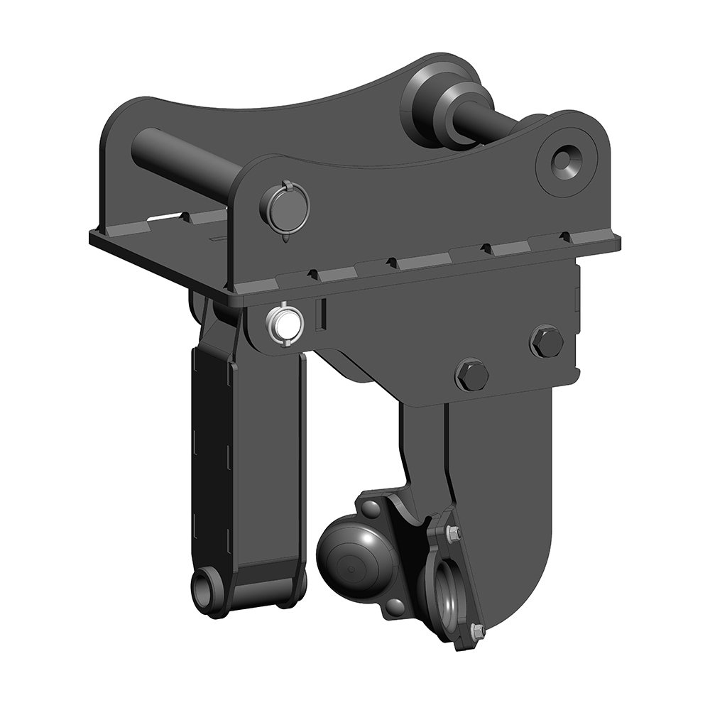 Mount that allows an EP Auger Drive to be used on ​​​​​​​Case 580 Super L (Series 1&2) machines.