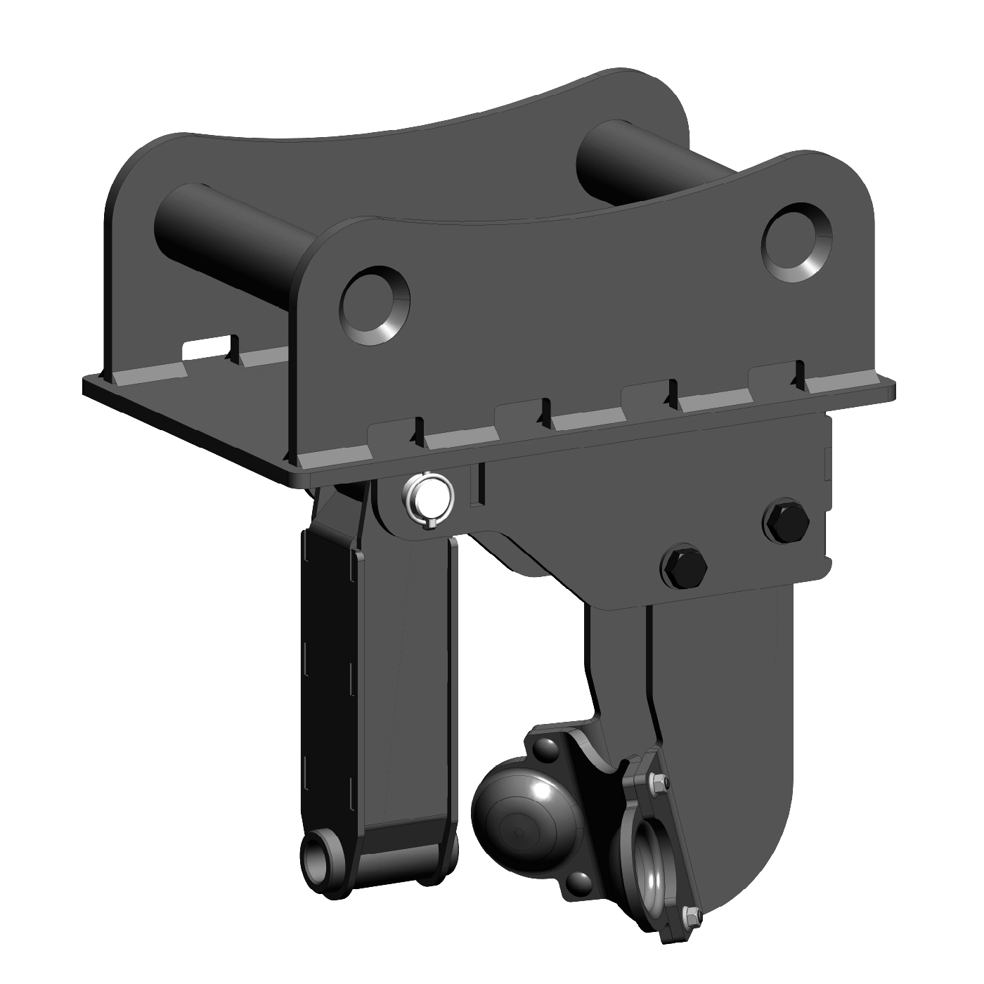 Mount that allows an EP Auger Drive to be used on ​​​​​​​Volvo EC140BP machines.